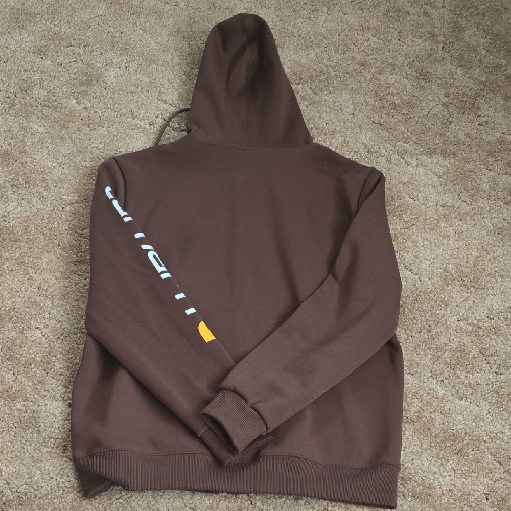 Carhartt Chocolate Brown Zip-Up Hoodie - Picture 2 of 3